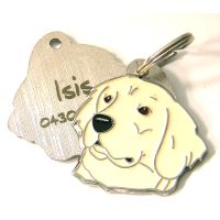 pet tag engraved golden retriever 2013 01.jpg Gepersonaliseerde hondenpenningen MjavHov - Gegraveerde hondenpenningen online